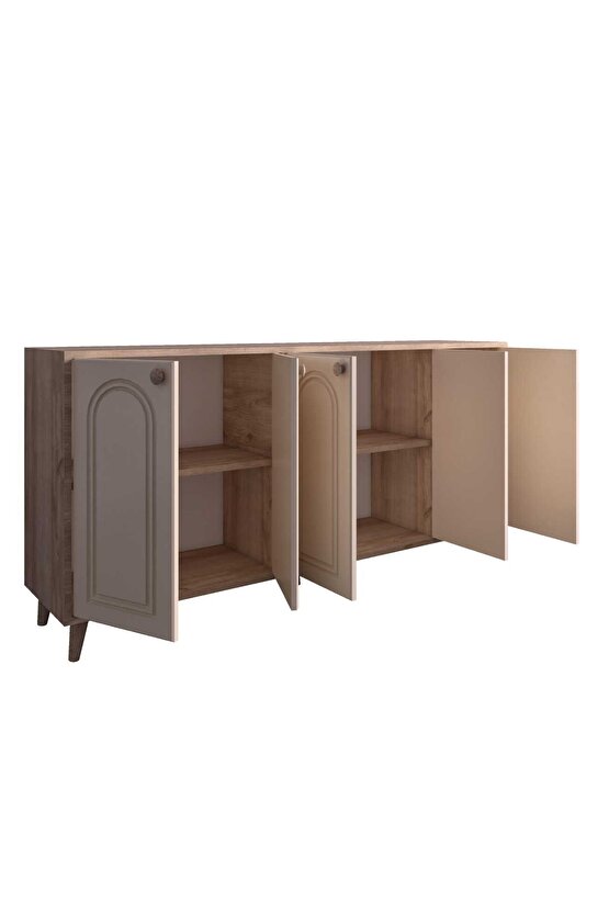 Maria Bohem Konsol Safir Meşe-Vizon Bej