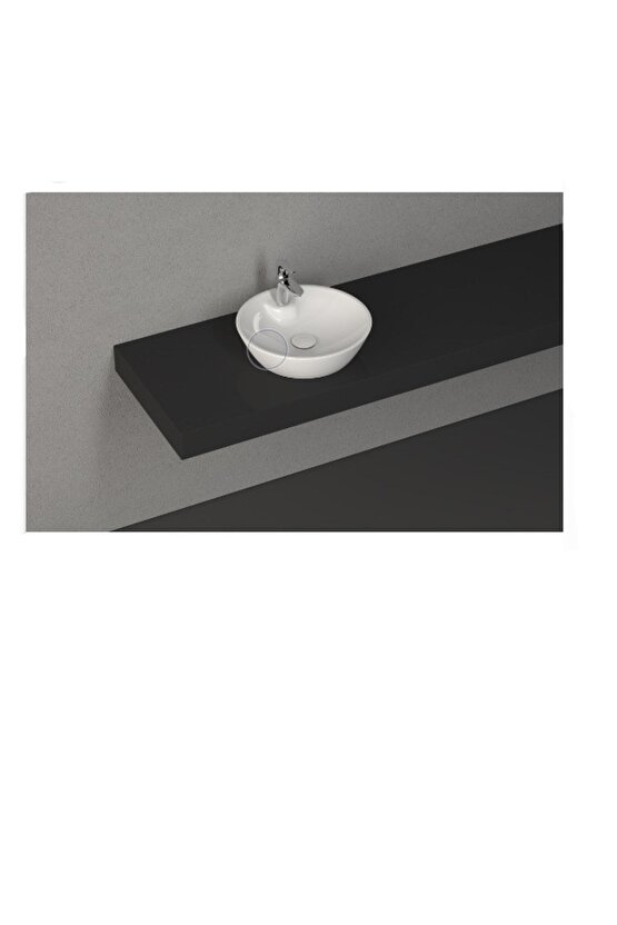 Sistema Y Soft Tezgah Üzeri Lavabo 45 Cm Beyaz Extra Dekorsuz Delikli 10sy65045