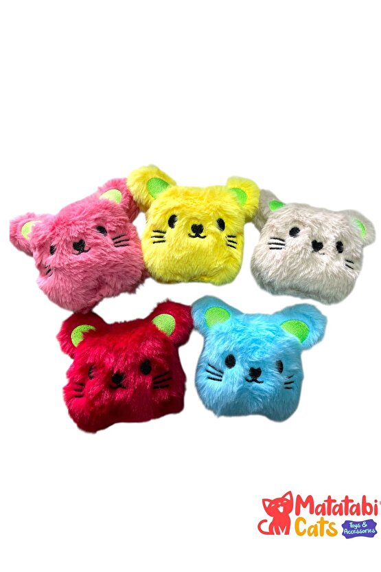MOUSE Peluş Kedi Oyuncağı –Doğal Matatabi li,Dayanıklı,Kediler İçin Eğlenceli Oyuncak