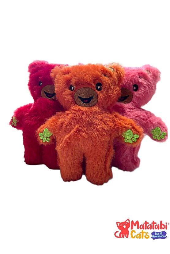 BEAR Peluş Kedi Oyuncağı Doğal Matatabi li,Dayanıklı,Kediler İçin Eğlenceli Oyuncak