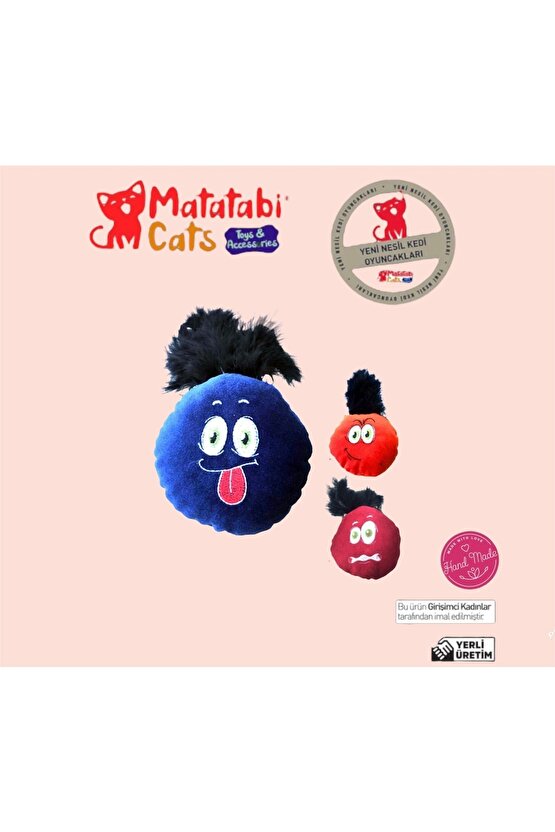 Mino Set Kedi Oltası, Çiğneme Çubuğu, Peluş Kedi Oyuncağı (KEDİ NANESİOTU İÇERMEZ)