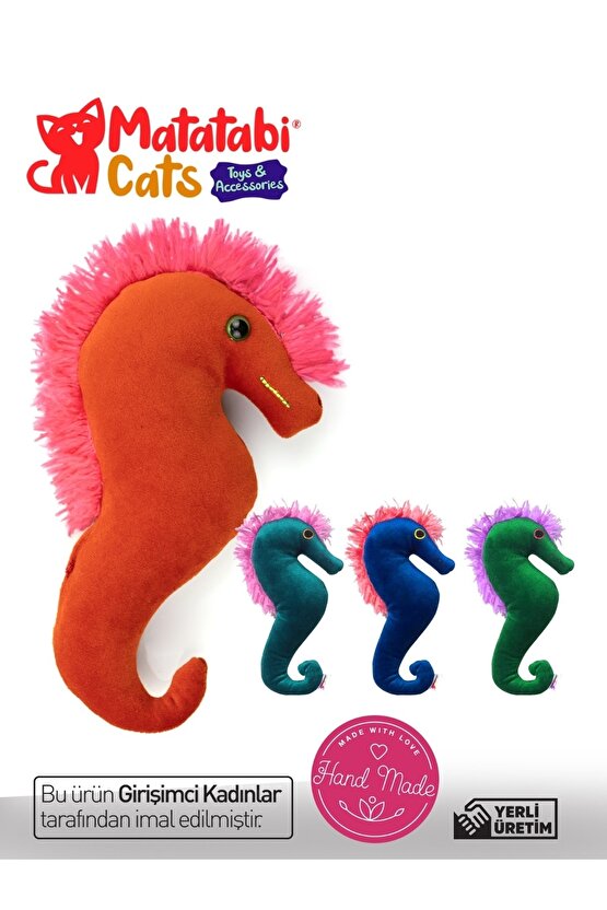 Soi Sesli, Tüylü Peluş Kedi Oyuncağı Matatabi Içerikli (kedi Nanesiotu Içermez)