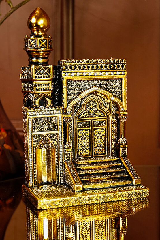 YENİ EV OFİS HEDİYESİ LÜKS DEKORATİF DİNİ İSLAMİ ARMAĞAN MİHRAP MİNBER SÜS OBJE