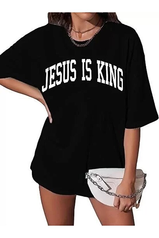 Baskılı Kadın T-shirt - Siyah