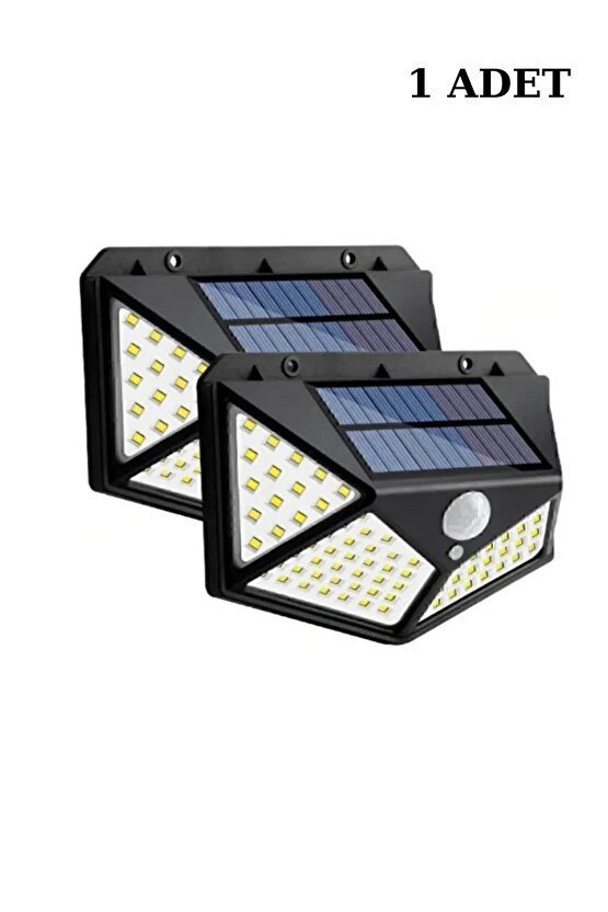 Güneş Enerjili Bahçe Lambası 100 Led Paket Bahçe Aplik Bahçe Lambası Bahçe Aydınlatma