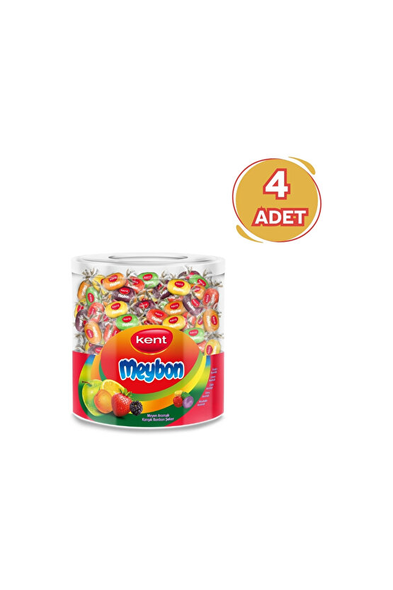 Meybon Mini Meyveli Kavanoz 504gr 4lü Paket