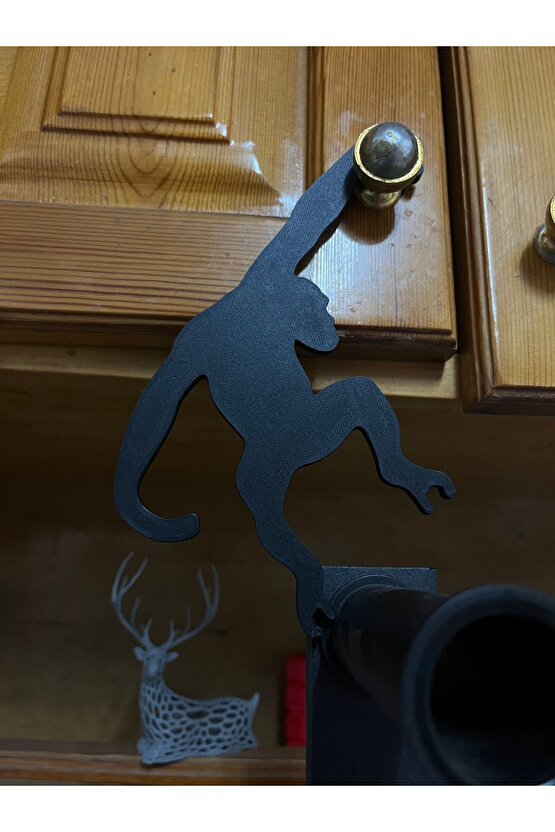 Maymun Şeklinde Muz Askısı - Şık ve Eğlenceli Mutfak Dekorasyonu