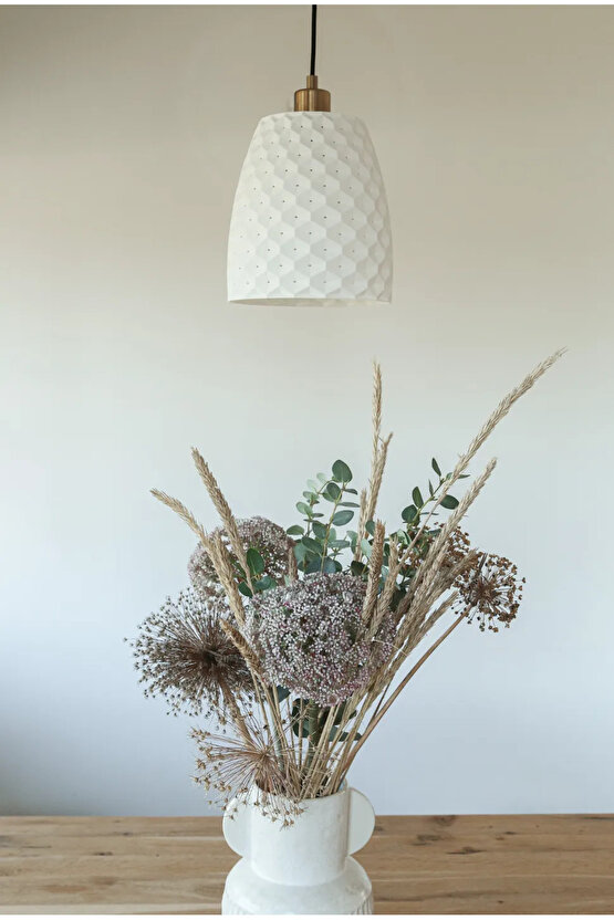 Perla Tekli Avize Yatak Odası, Mutfak, Salon Özel Tasarım-Avize (PLASTİK-Duy Dahil Değildir)