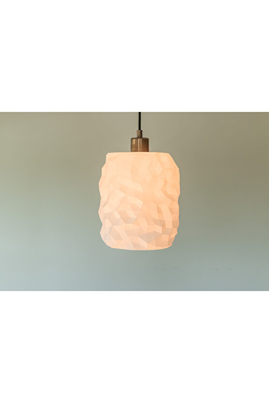 Prisma Tekli Geometrik Şekilli Plastik Avize Salon, Mutfak, Yatak Odası İçin Uygundur