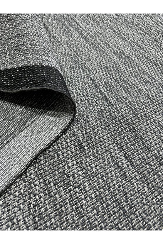 Kolay Temizlenen Yıkanabilir Kaymaz Dokuma Taban Bordürlü Sisal Halı