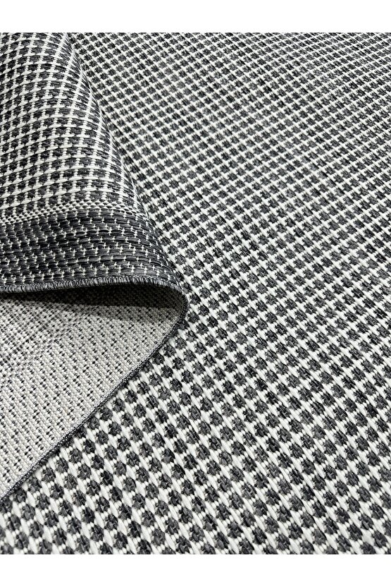 Kolay Temizlenen Yıkanabilir Kaymaz Dokuma Taban Bordürlü Sisal Halı