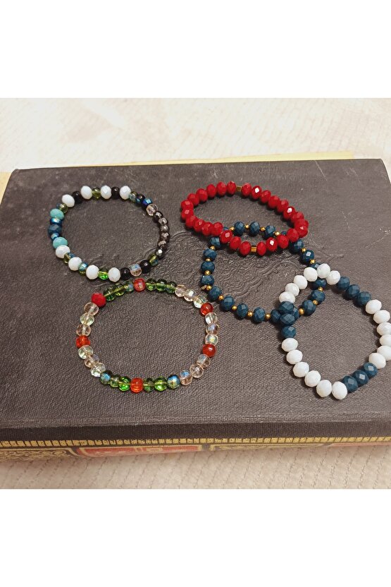 Boncuk Bileklik 5 li takı