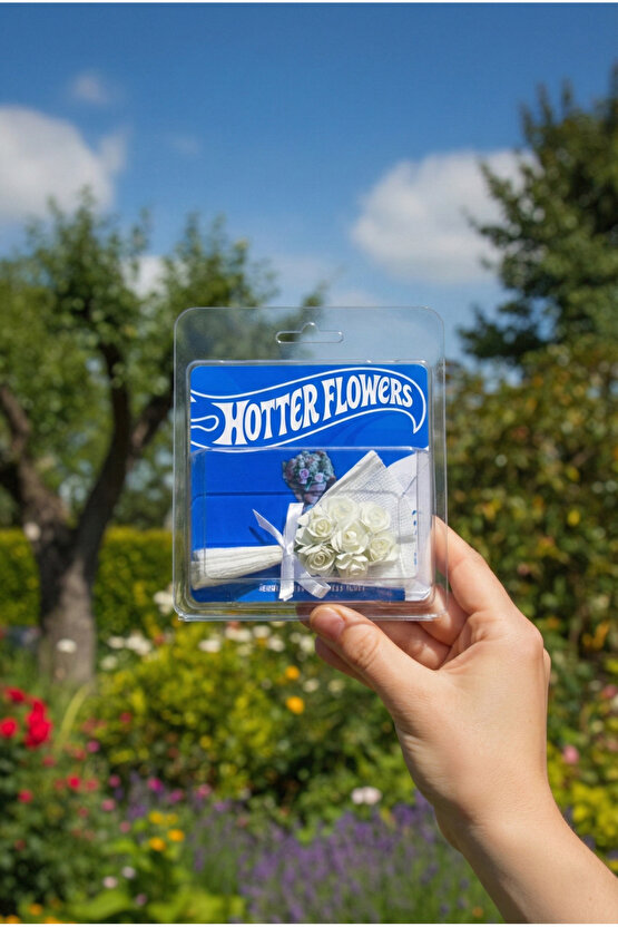 Özel Seri Sevgiliye Hediye Minik Beyaz Gül Buketi