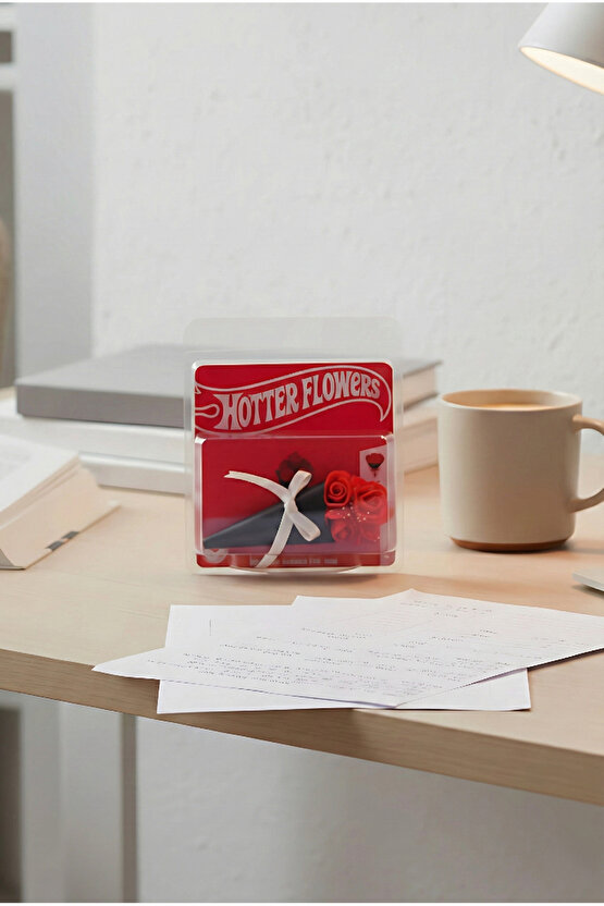 Minik Buket Özel Tasarım Kırmızı Gül Buketi Sevgiliye Hediye Koleksiyonluk