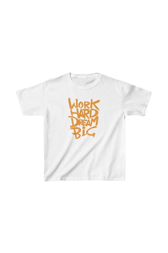 Unisex Çocuk Baskılı T-Shirt - Beyaz