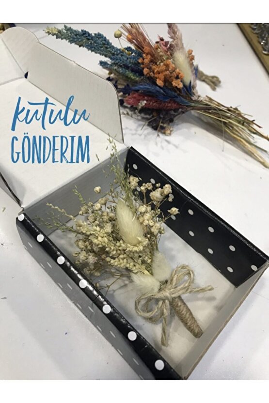 Naturel Yaka Çiçeği – Yaka Iğnesi