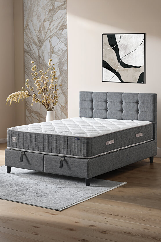 Mimoza Modeli Çift Kişilik Paket Yaylı Yatak Full Ortopedik ve Özellikli