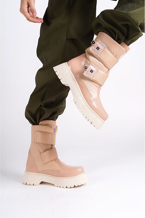 ELISA Cırt Cırtlı Paraşüt Kumaş Rugan Kadın Bot RTT - Ten