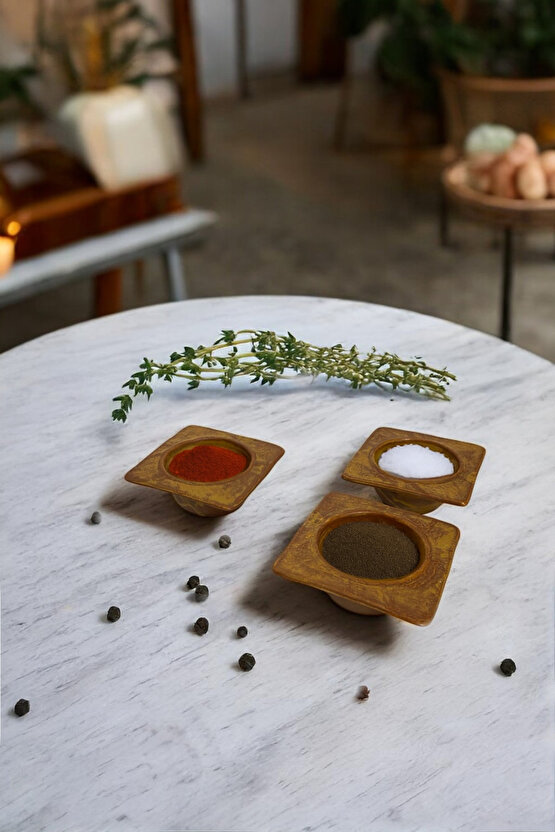 Livelli Porselen Çerezlik Reçellik Sosluk Kase 9cm 3 Adet