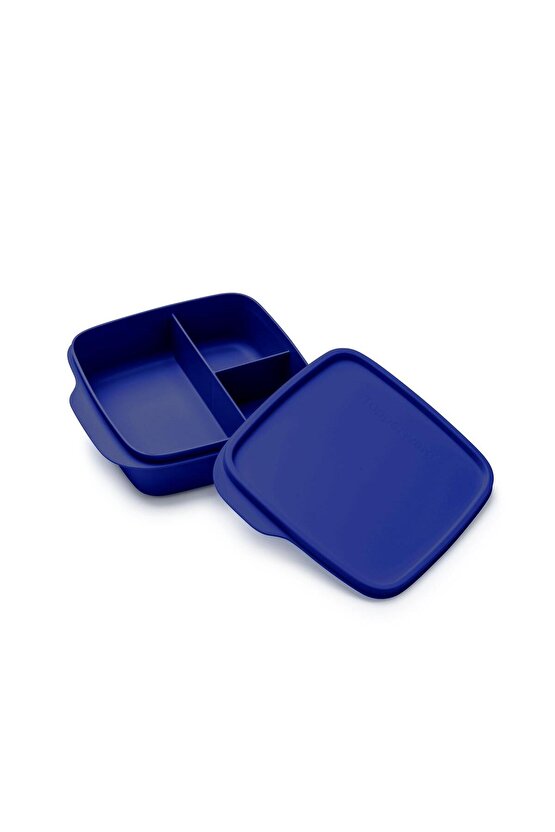 Bölmeli Yemek Taşıma Kabı 550 ml Gece Mavisi