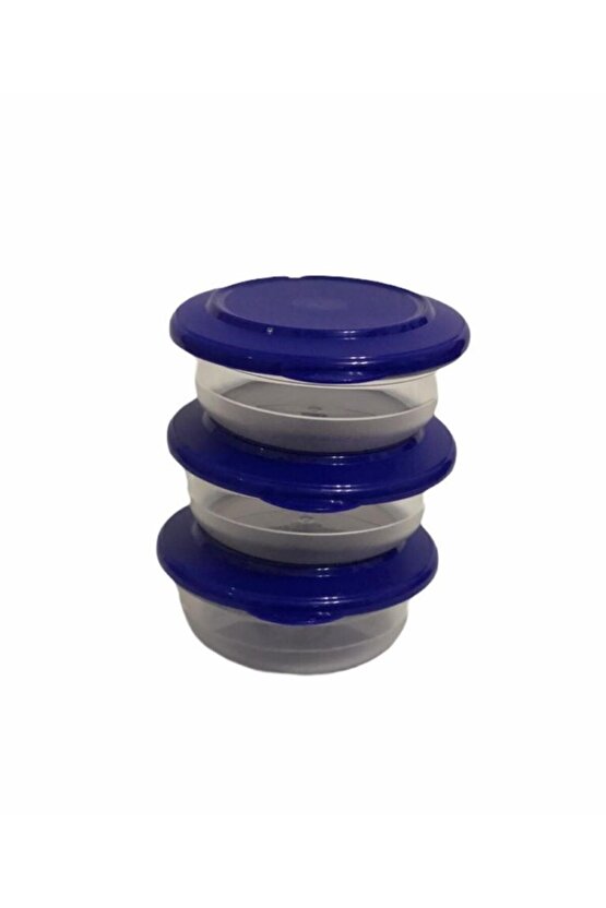 Kristalin   275 ml Mavi Kapak Kristal 3lü Set