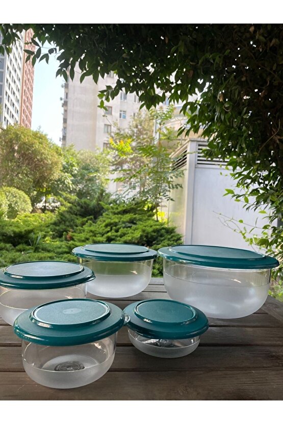 Kristalin 5li Saklama Ve Servis Kabı