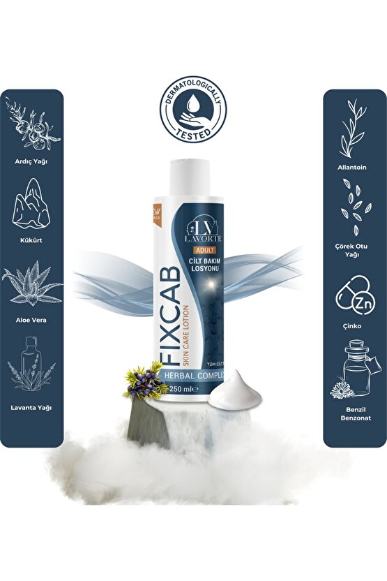 Fıxcab Yetişkinler Için (UYUZVEKAŞINTI) Vücut Losyonu 250ml