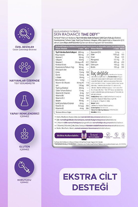Perfectil Platinium Radiance 60 Tablet