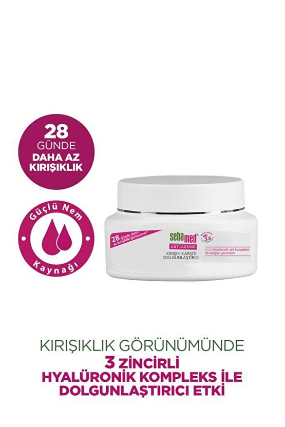 Ela Wrinkle Filler Kırışıklık Karşıtı Krem Dolgunlaştırıcı 50 Ml.