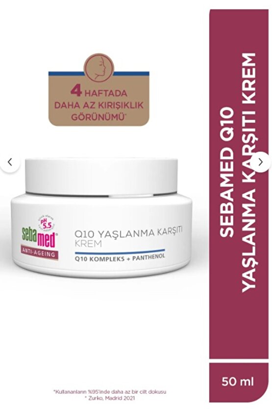 Q10 Yaslanma Karsiti Koruyucu Krem 50 ml