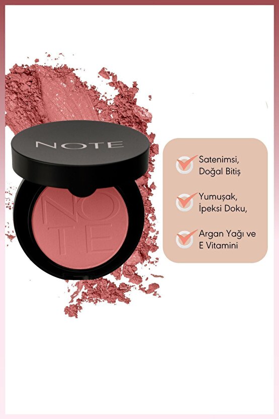 Luminous Silk Compact Blusher Toz Allık - 06 Sandy Pink