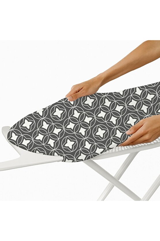 POYRAZ GREY 120X45(XS SİZE) ÜTÜ MASASI KILIFI BEZİ ÖRTÜSÜ IRONING BOARD COVER