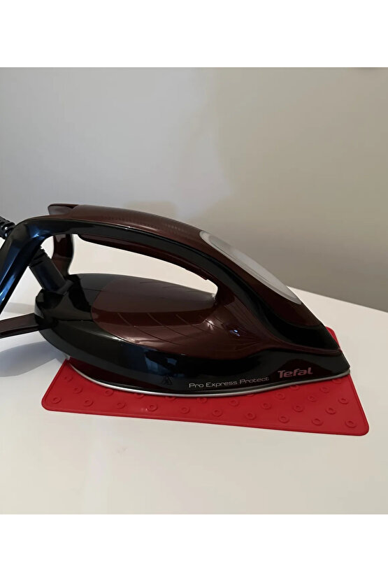 SİLİKON (Kırmızı) ÜTÜ ALTLIĞI YANMAZ YAPIŞMAZ (ÜTÜ MASASI KILIFI ÖRTÜSÜ BEZİ ,EV GEREÇLERİ)