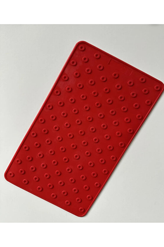 SİLİKON (Kırmızı) ÜTÜ ALTLIĞI YANMAZ YAPIŞMAZ (ÜTÜ MASASI KILIFI ÖRTÜSÜ BEZİ ,EV GEREÇLERİ)
