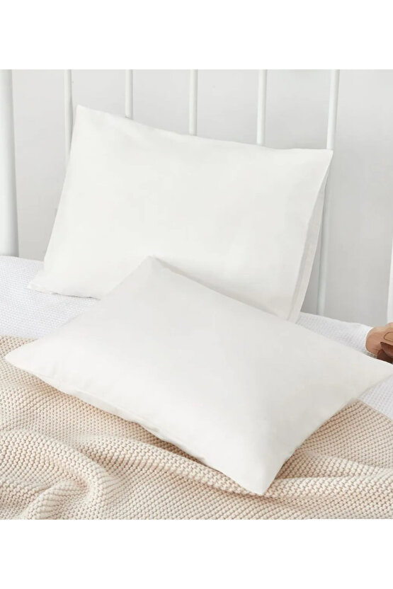 %100 NATUREL COTTON (PAMUK) 2 ADET 35x45cm YASTIK KILIFI PİLLOW CASE FOR BABY