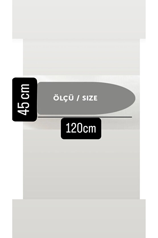 Lord King Xsmall (120X45CM) Gri Ütü Masası Kılıfı Bezi Örtüsü Evgereçleri Ironıng Board Cover Çeyix