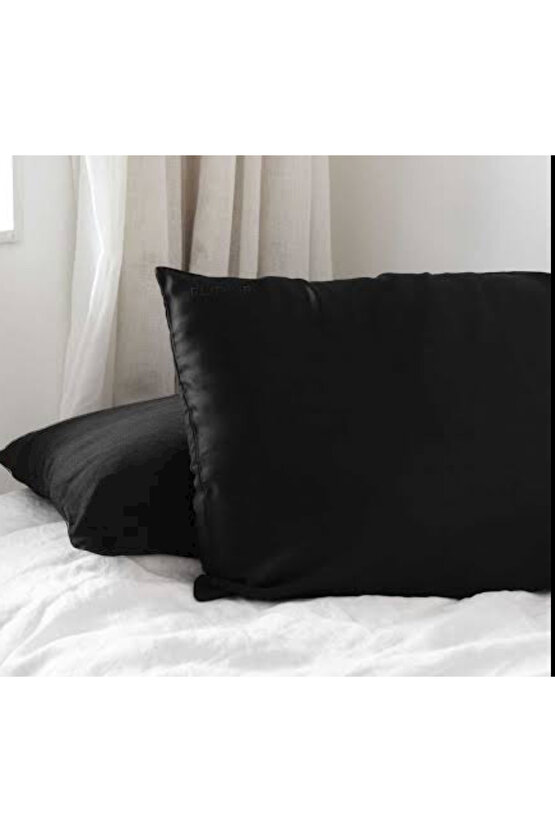 2 Adet %100 Cotton (PAMUK)siyah (50X70CM) Yastık Kılıfı Pillow Case