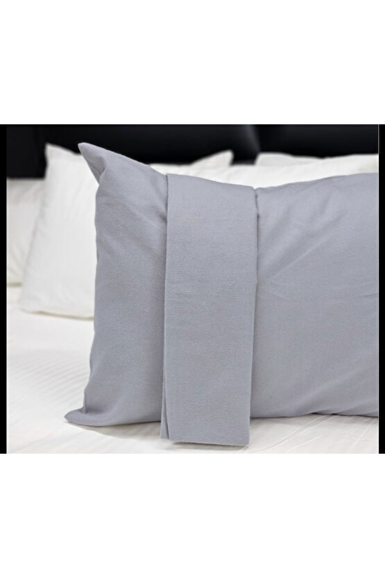 %100 COTTON (PAMUK) 2 ADET GRİ (50x70cm) YASTIK KILIFI PİLLOW CASE