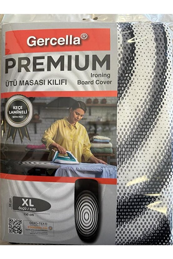 (HEDİYELİ) Premium Xl Ütümasası Kılıf Örtüsü Bezi (1AD.KORUYUCU FİLE ÜTÜLEME PEDİ HEDİYELİ)