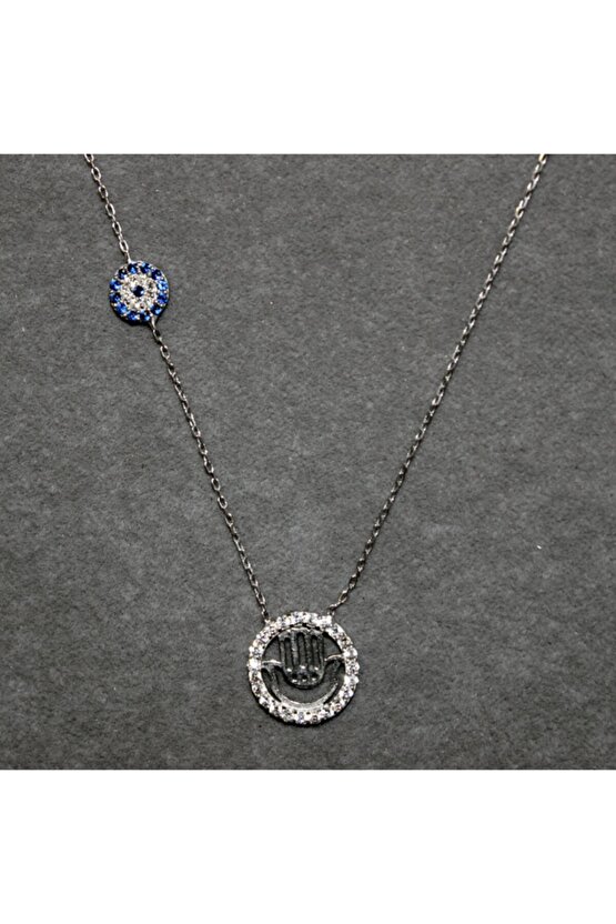 Taşlı Fatma Eli Kolye