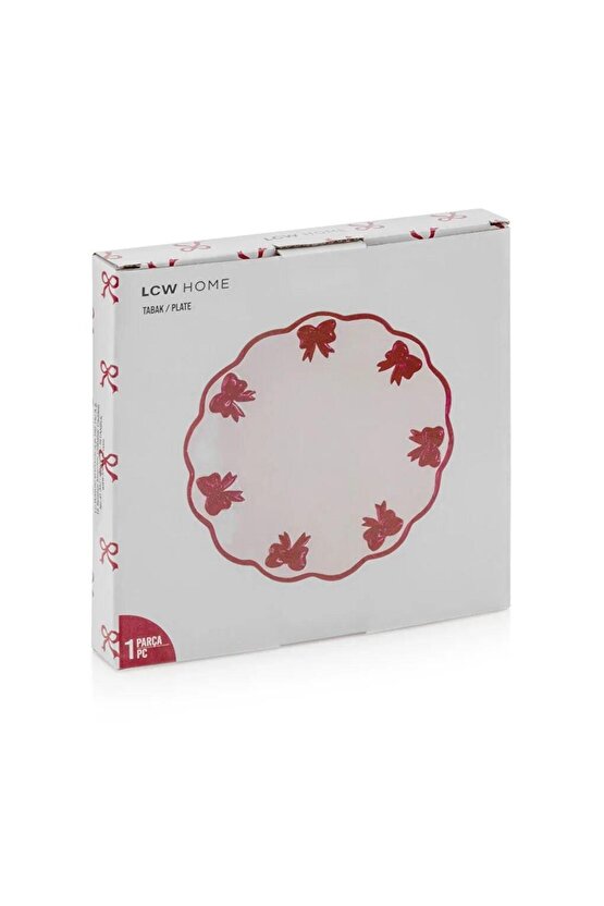 Fiyonk Baskılı Seramik Pasta Tabağı 17 Cm (W5)