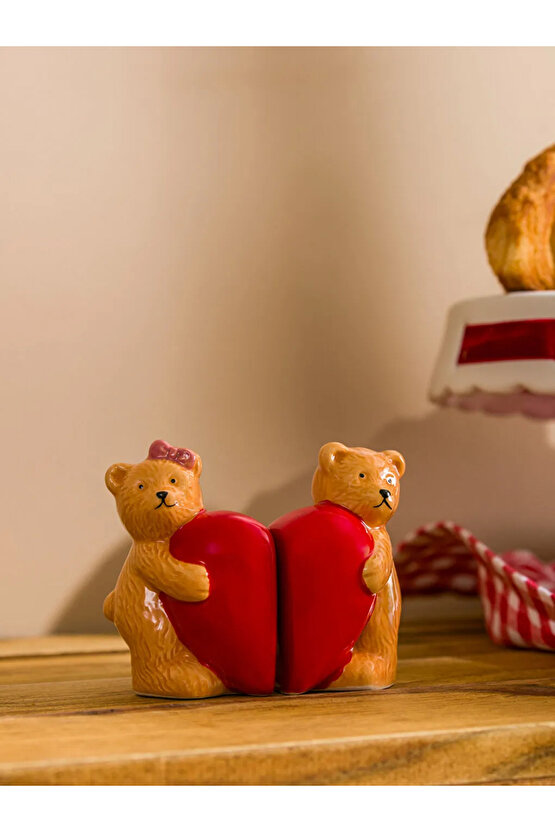 LCW HOME Karışık Kalpli Ayı Figürlü Tuzluk