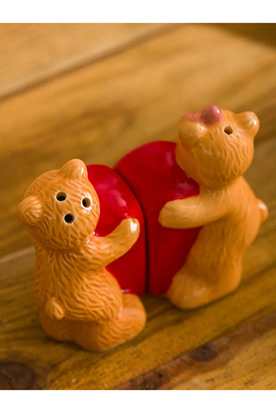 LCW HOME Karışık Kalpli Ayı Figürlü Tuzluk