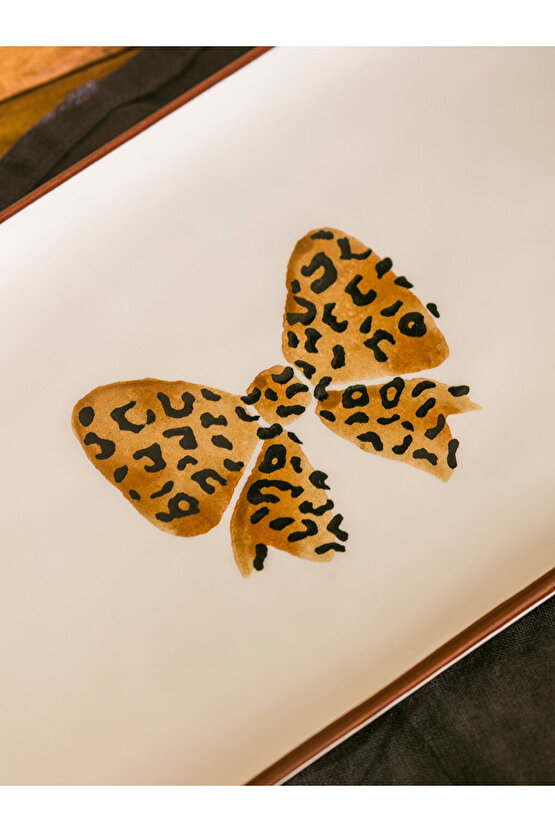 Fiyonk Baskılı Seramik Sunum Tabağı 28 cm