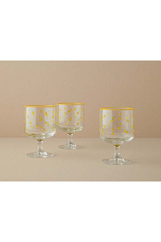 Lemon Blossom Cam 3lü Cup Sarı