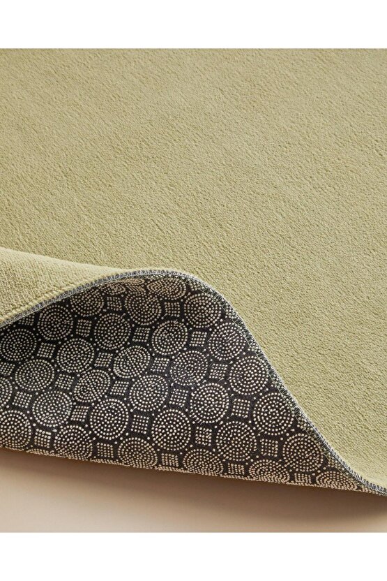 Strala Banyo Paspası Seti Haki 60x80 cm + 40x60 cm