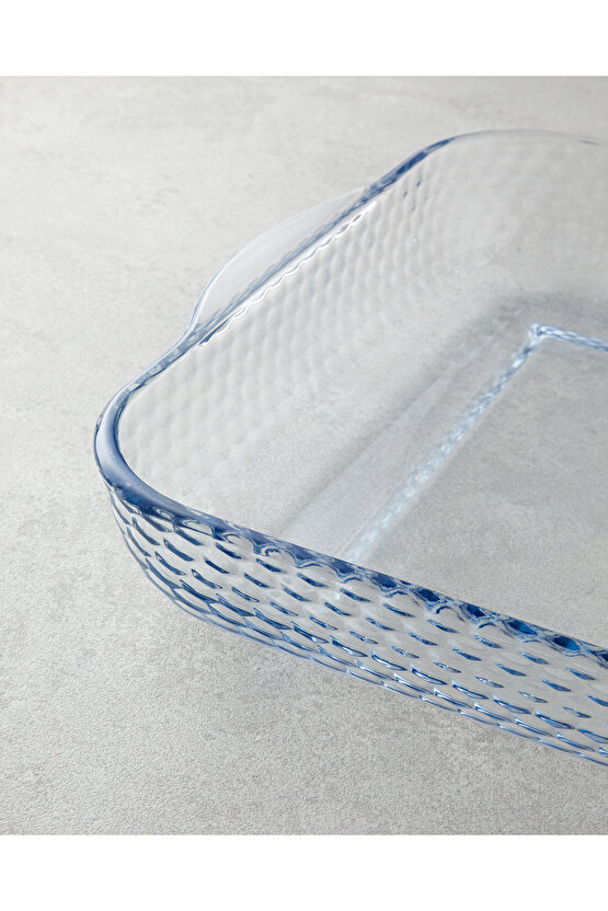 Bake&Serve Cam 2’li Kare Fırın Kabı 27x30-21x23 cm Şeffaf