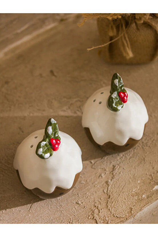 LCW HOME Karışık Baskılı Seramik Tuzluk Ve Biberlik