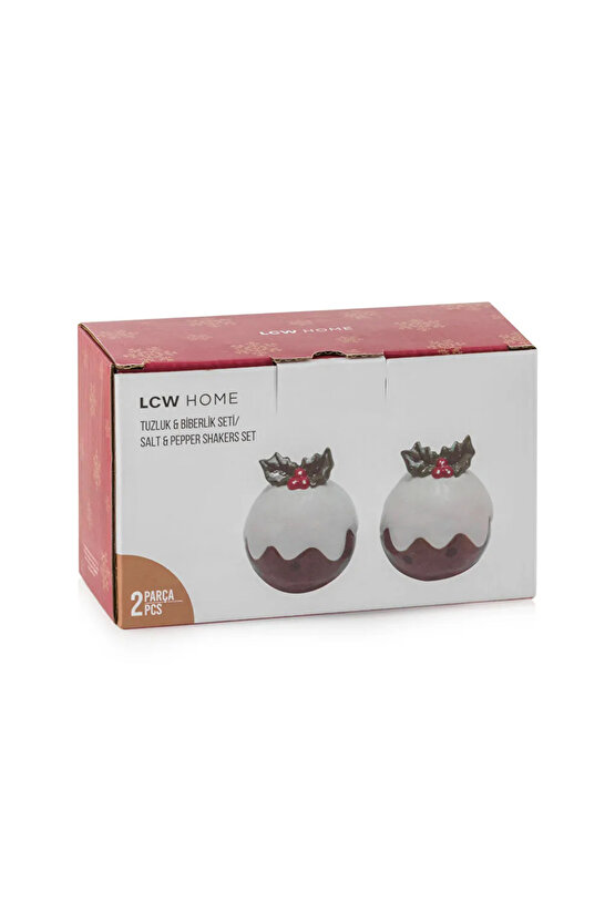 LCW HOME Karışık Baskılı Seramik Tuzluk Ve Biberlik