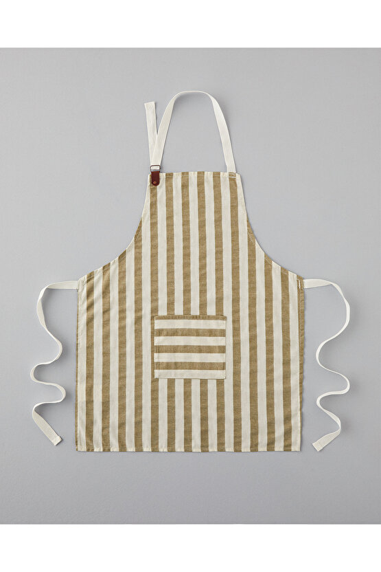 Cooker Pamuk-Keten Mutfak Önlüğü 70x55 Cm Yeşil